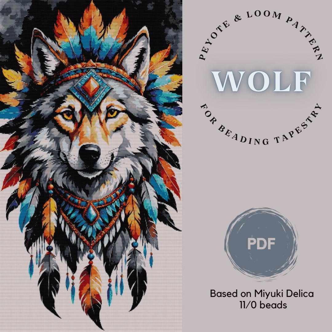 ネイティブトライブ　ウルフ　インディアン置物　ネイティブ置物　箱あり Native American Wolf - Etsy