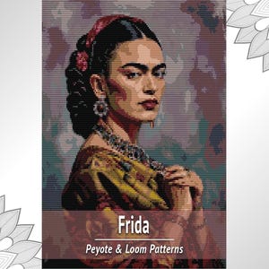 Mexican Folk Woman Bead Tapestry Pattern PDF, Loom & Peyote Chart