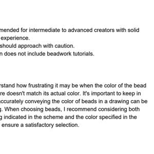 Strawberry Earrings Beading Pattern PDF, Brick Stitch Seed Bead Chart image 5