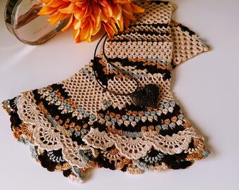 Crochet wrist warmers English pattern, Delicate cotton lacy fingerless gloves PDF pattern, Instant digital PDF tutorial, DIY crochet pattern