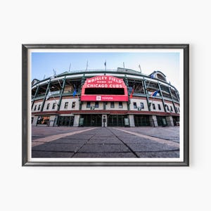 Wrigley Field photograph, Chicago Cubs, Baseball, Chicago