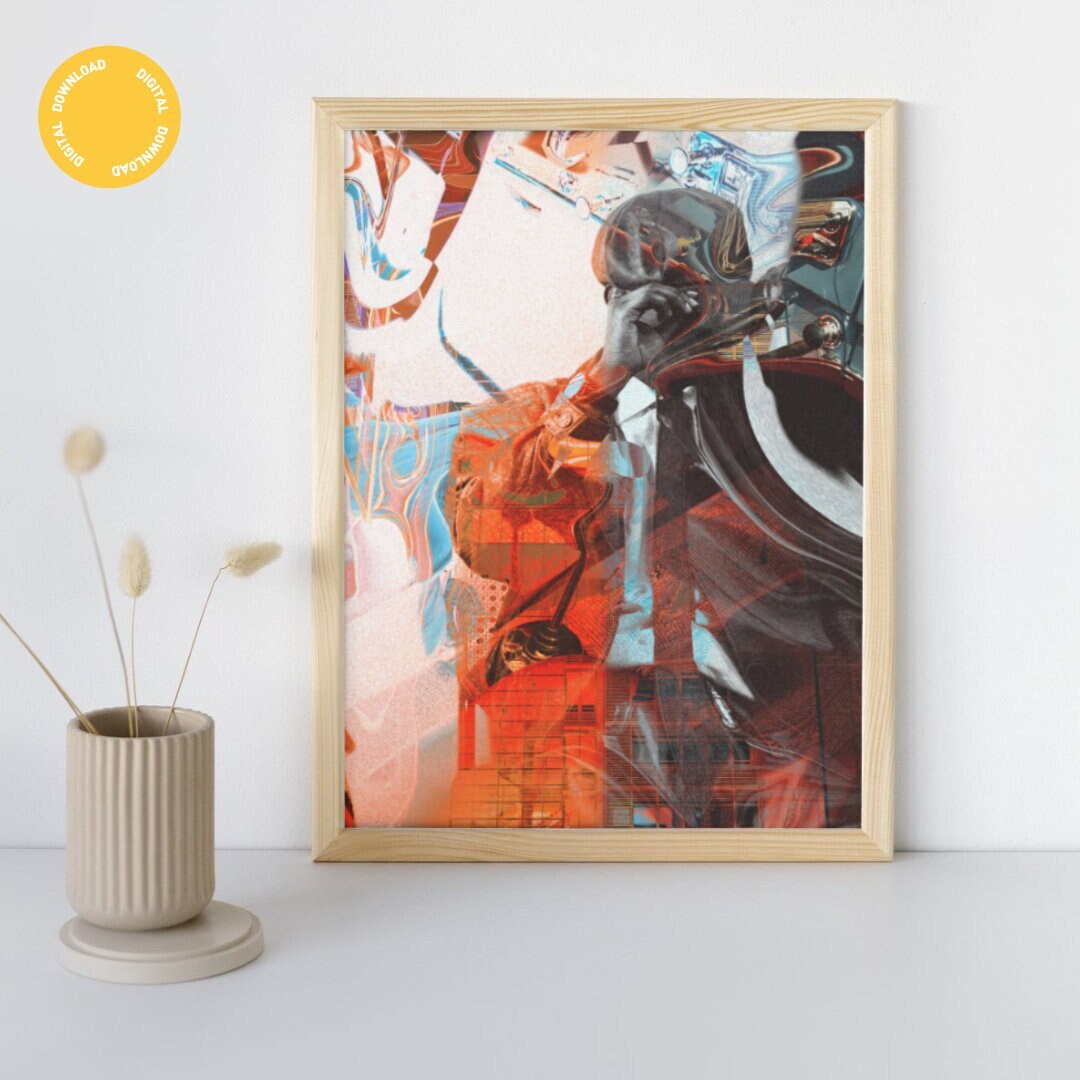 Duality Digital Art, Wall Print, Digital Download, Graphic Art - Etsy