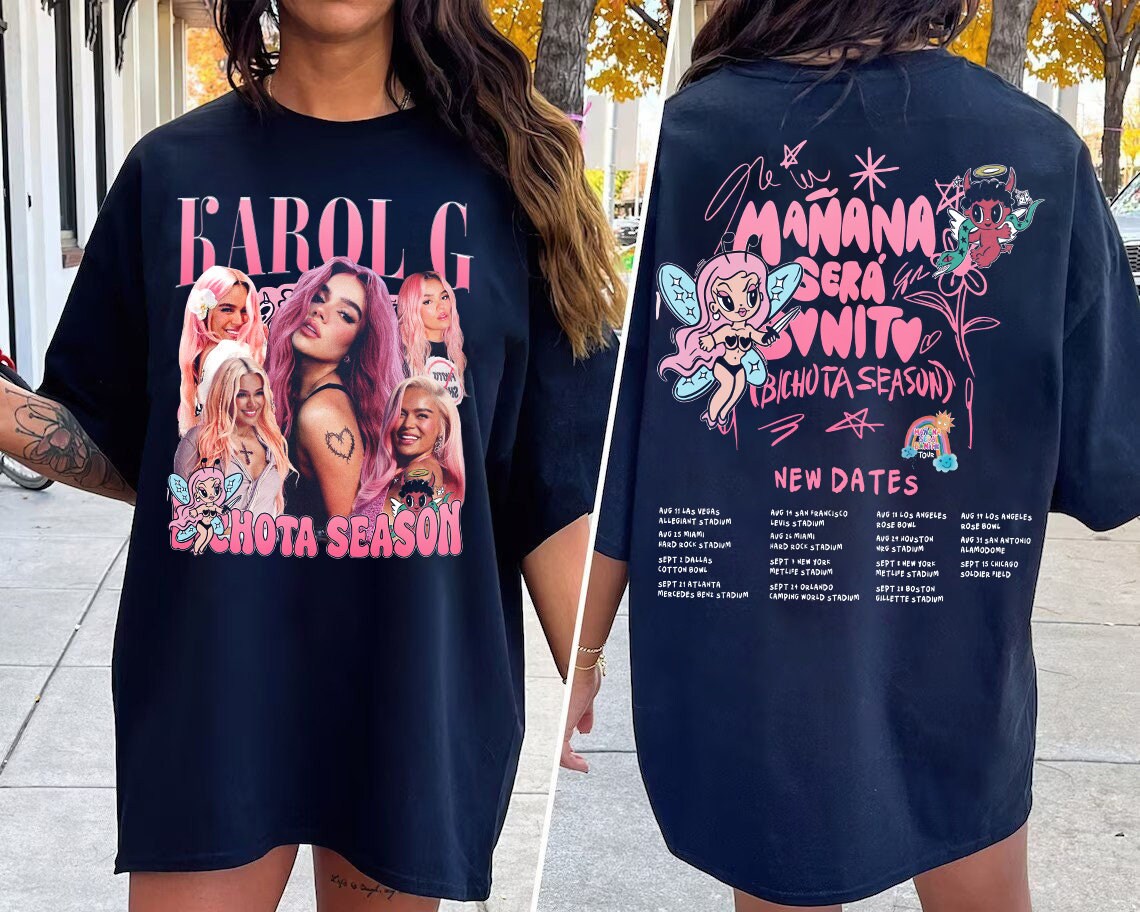 Karol G T Shirt Camiseta Doble Cara Karol G Manana Sera Bonito Karol karol-g-t-shirt-camiseta-doble-cara-karol-g-manana-sera-bonito-karol