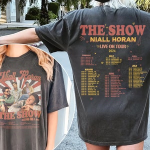 Niall Horan Tracklist Graphic Shirt, The show Live on tour 2024 ,Niall Horan Shirt, Niall Horan  Gift for men women unisex tshirt