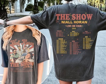 Niall Horan Tracklist Graphic Shirt, The show Live on tour 2024 ,Niall Horan Shirt, Niall Horan  Gift for men women unisex tshirt