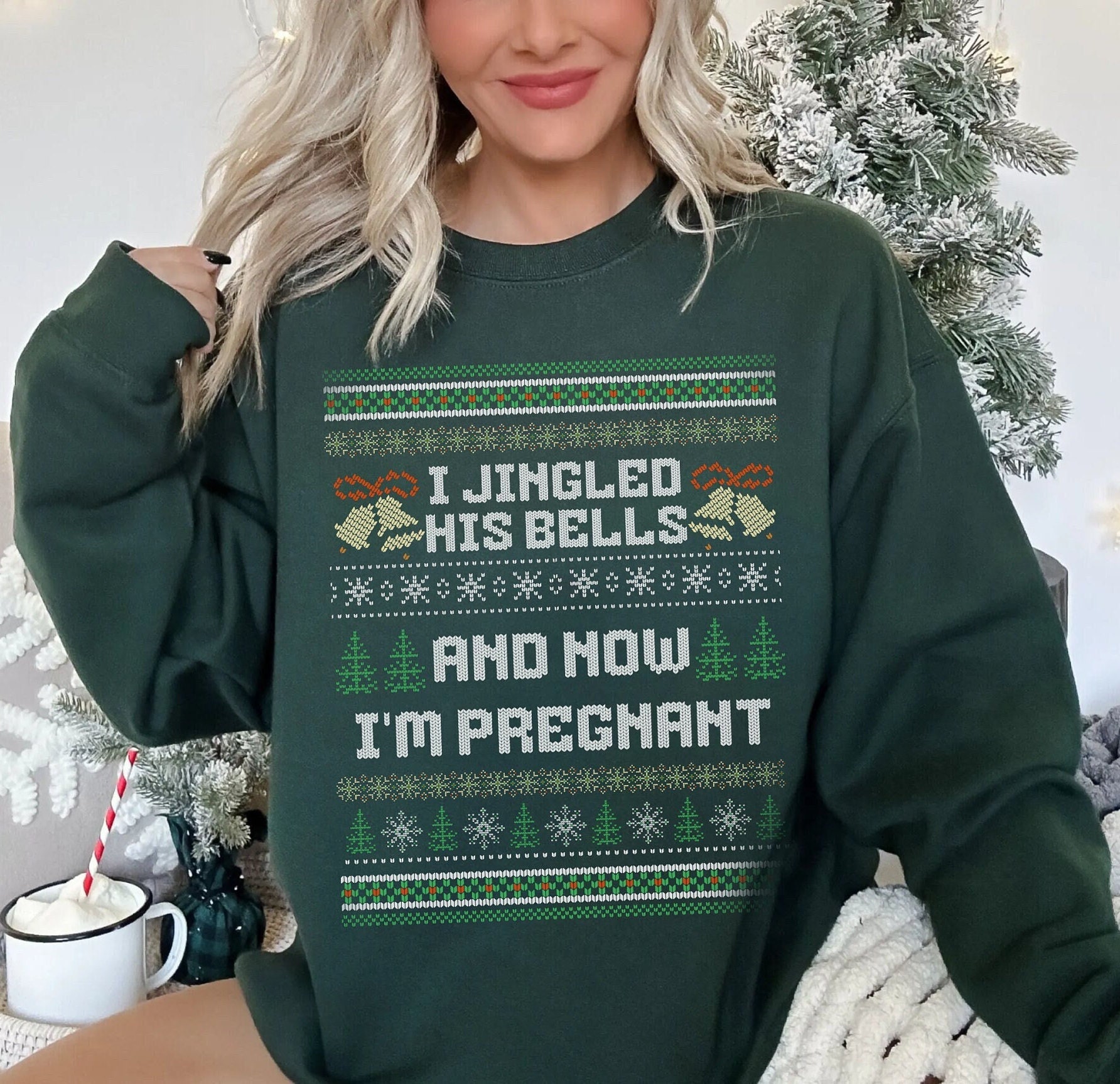 Maternity Shirt Ugly Maternity Christmas Sweater Maternity