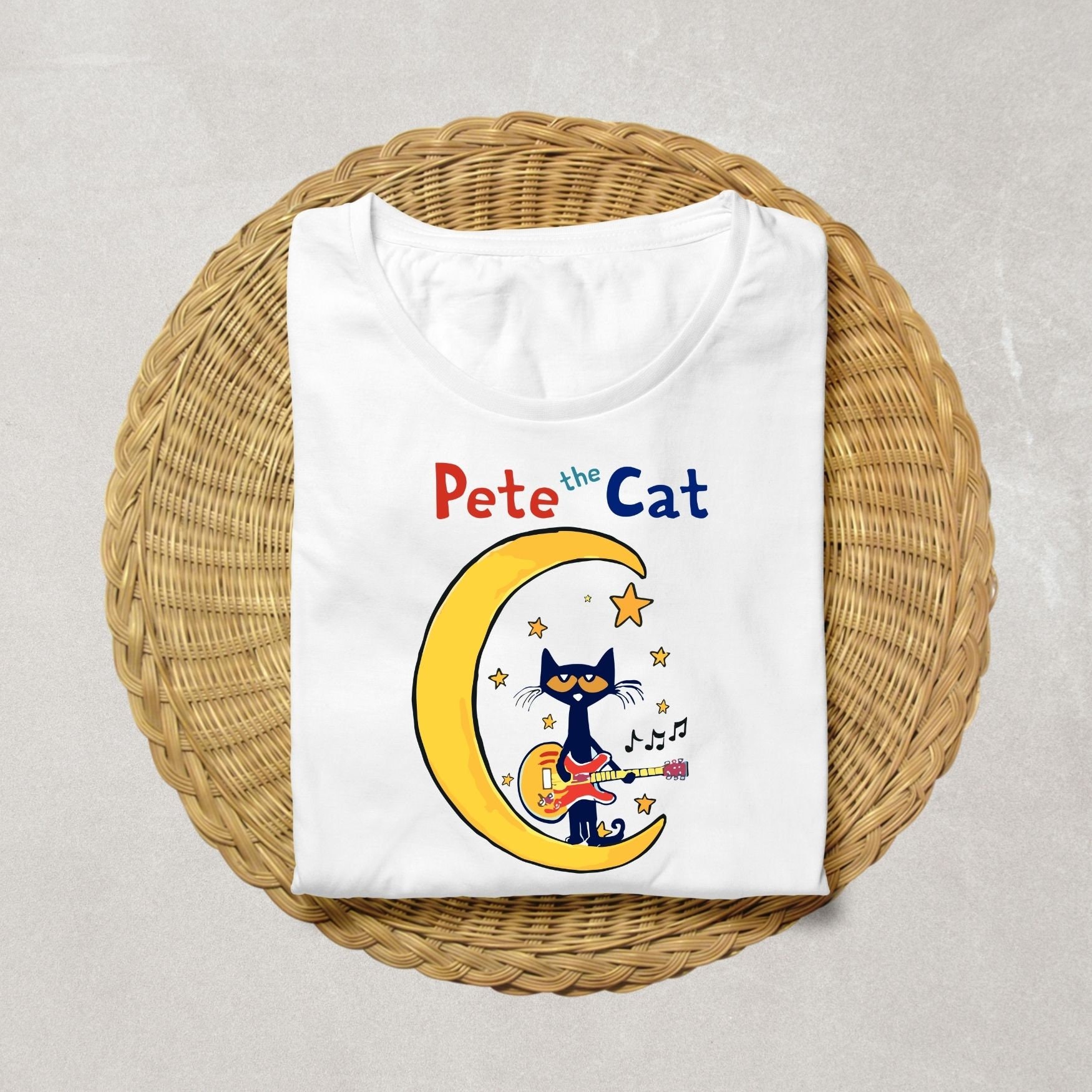 Pete the Cat Guitar SVG PNG - Etsy