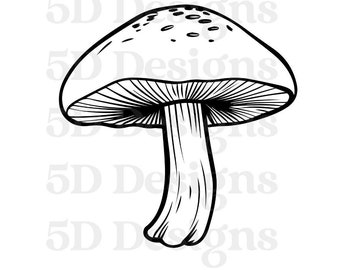 Mushroom SVG , Mushroom PNG, Mushroom for Cricut Design