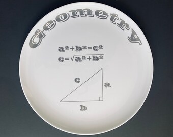 Geometry “Mathematica” 10” Melamine Plate