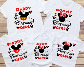 Minnie Birthday Family Shirts, Minnie Birthday Girl Shirt, Minnie Birthday Squad Shirt, Disney Birthday Shirt, Minnie Mouse Birthday Shirt