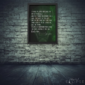 Green Goblin Quote - Poster
