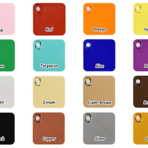 Additional customizable options feature a range of colors such as pink, translucent red, orange, yellow, green, turquoise, blue, purple, cream, light brown, brown, copper, silver, and gold, providing a diverse selection for personalized preferences.