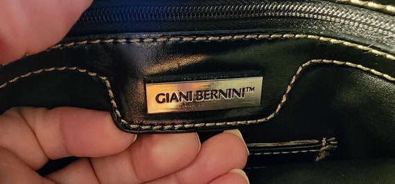 Giani Bernini Black Shoulder Crossbody Bag 5 Comp… - image 9