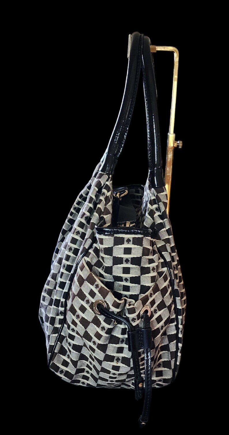 Kate Spade Bag/diaper Bag Black White Etsy