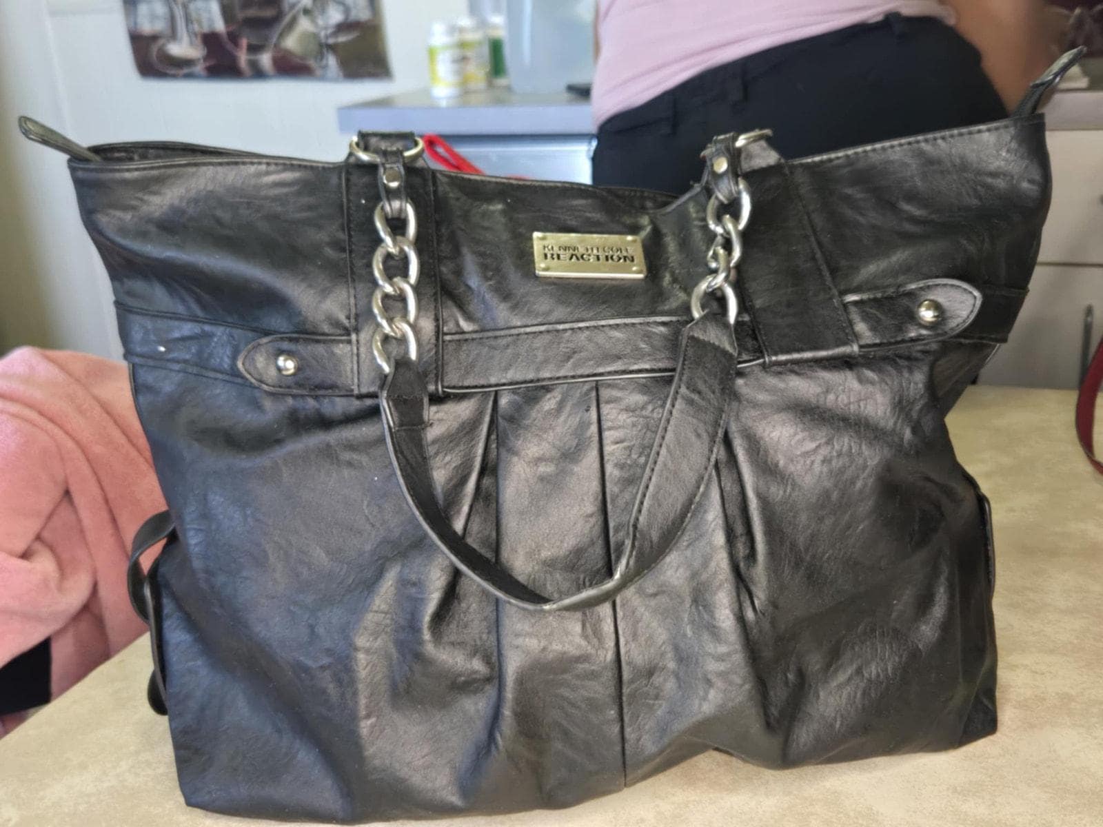 Kenneth cole reaction leather shoulder bag - Etsy 日本