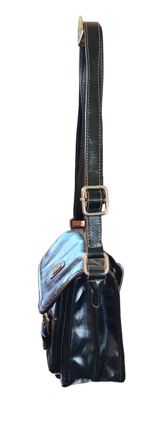 Giani Bernini Black Shoulder Crossbody Bag 5 Comp… - image 5