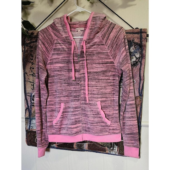 VTG Y2K ジューシークチュール ベロア トラックスーツ ピンク ブラック 