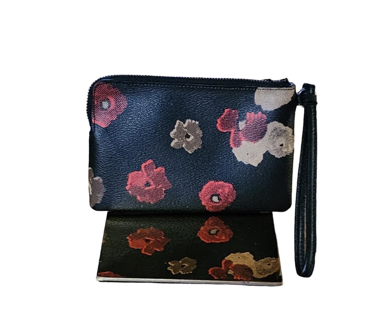 財布・小物その他 COACH Halftone Floral Corner Zip F55824 Coach Corner Zip Halftone Floral Print Wristlet F55824 100