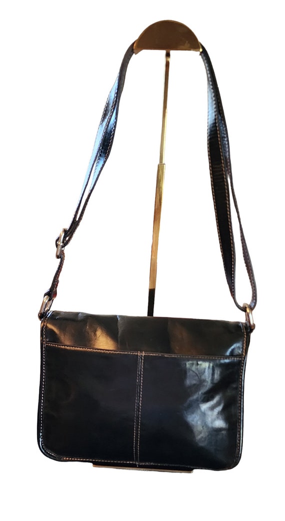 Giani Bernini Black Shoulder Crossbody Bag 5 Comp… - image 6