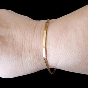 Vintage gold tone bracelet