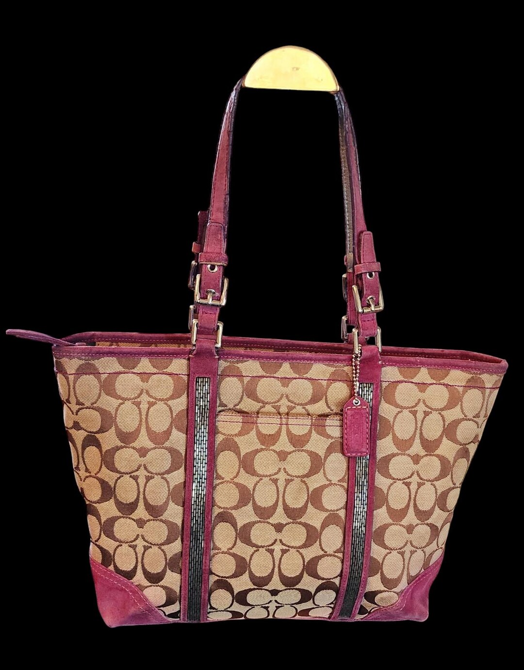 80’s OLD COACH SHOULDER BAG Extremely Rare 80s Made In USA Old Coach 0525-208(9853) Shoulder