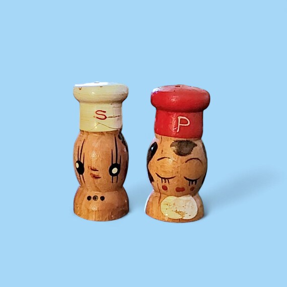   ソルトアンドペッパー　ヴィンテージ 60’s USA VINTAGE 60s 70s WOODEN OWL SALT＆PEPPER ヴィンテージ