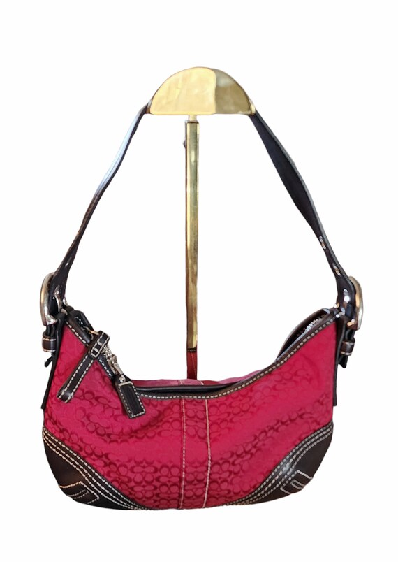 Coach soho Mini Signature hobo bag