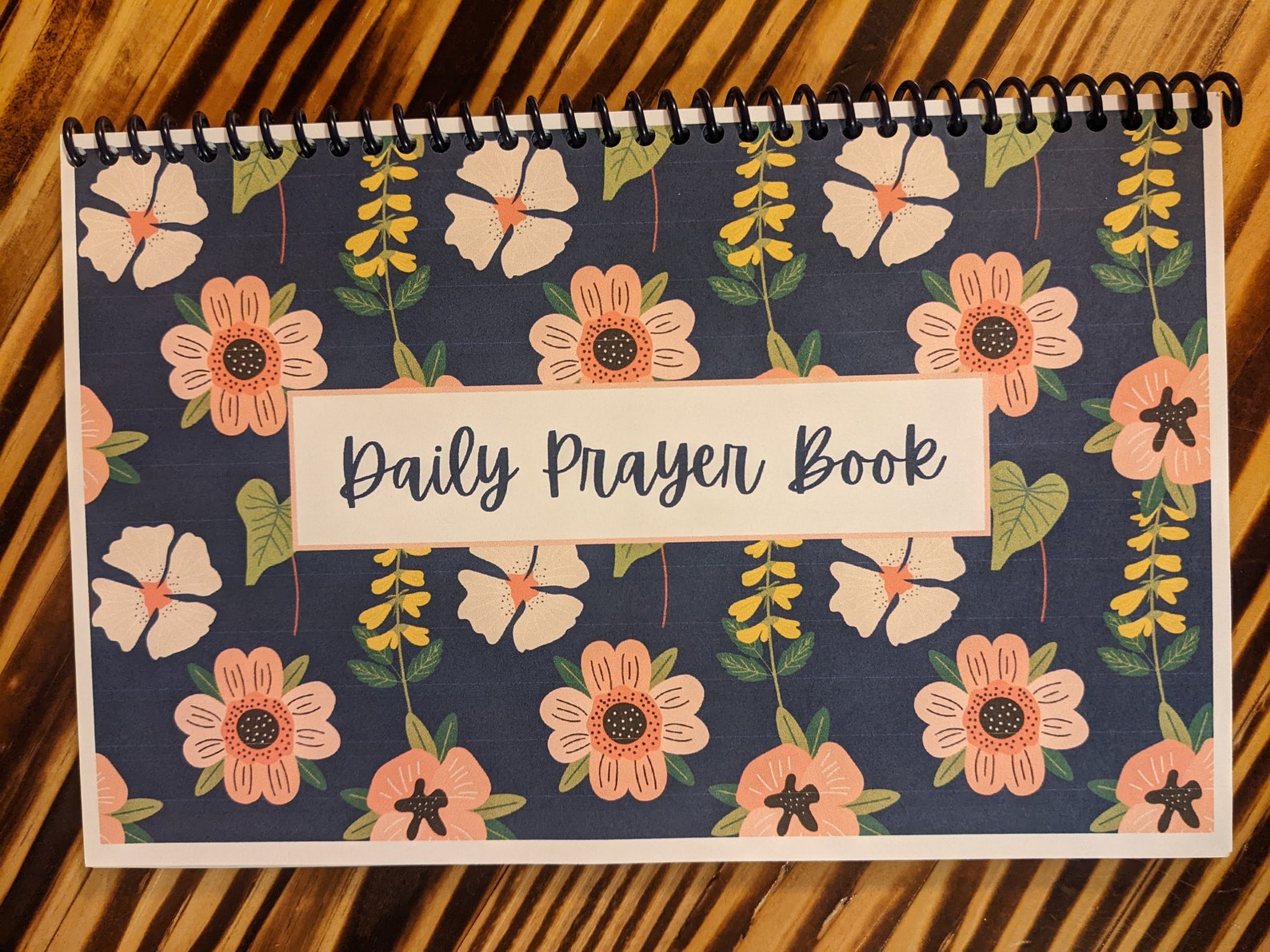 Printable Daily Prayer Booknavy Floral digital Download Etsy