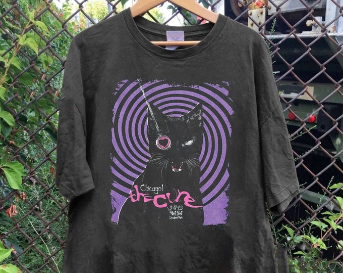 The Cure The Lovecats Shirt, The Cure Funny music, 90s vintage The Cure, Gift Love Fans, The Cure Tour Gift Unisex Shirt