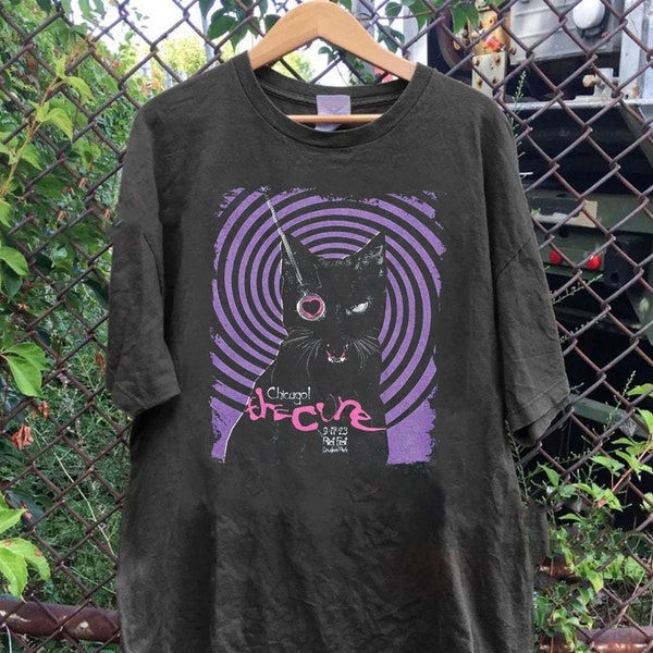 The Cure The Lovecats Shirt, The Cure Funny music, 90s vintage The Cure, Gift Love Fans, The Cure Tour Gift Unisex Shirt
