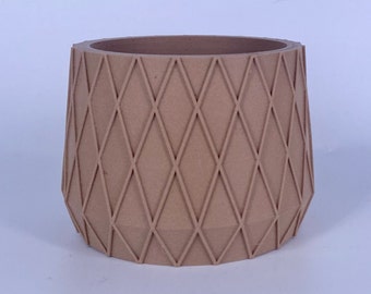 DUBLIN: 3D Printed Wood - Sustainably Made - Pot Planter