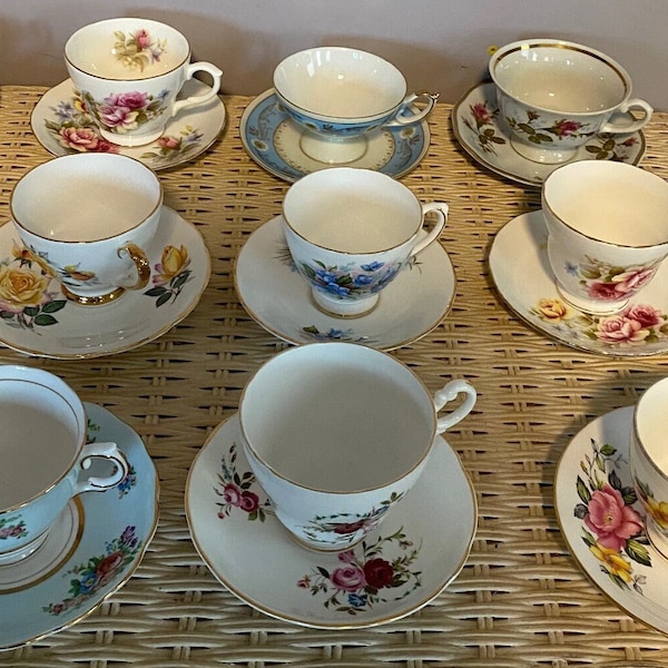 Bone China Teacup Etsy