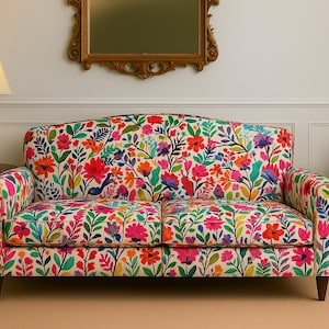 Floral Upholstery Fabric: Mini Flower Print, Tablecloth, Outdoor Decor
