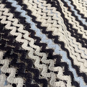 Knitted Fabric Multicolor Zigzag Design Awesome Cool-Dress-Pants Style Elegance--mb
