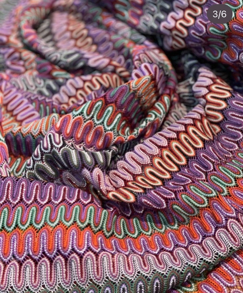 Knit Jersey Fabric, 2 way Stretch Fabric, by the yard image 8