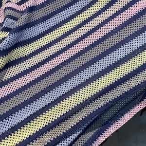 Mesh Knitted Multicolor Dressing Fabric-MB