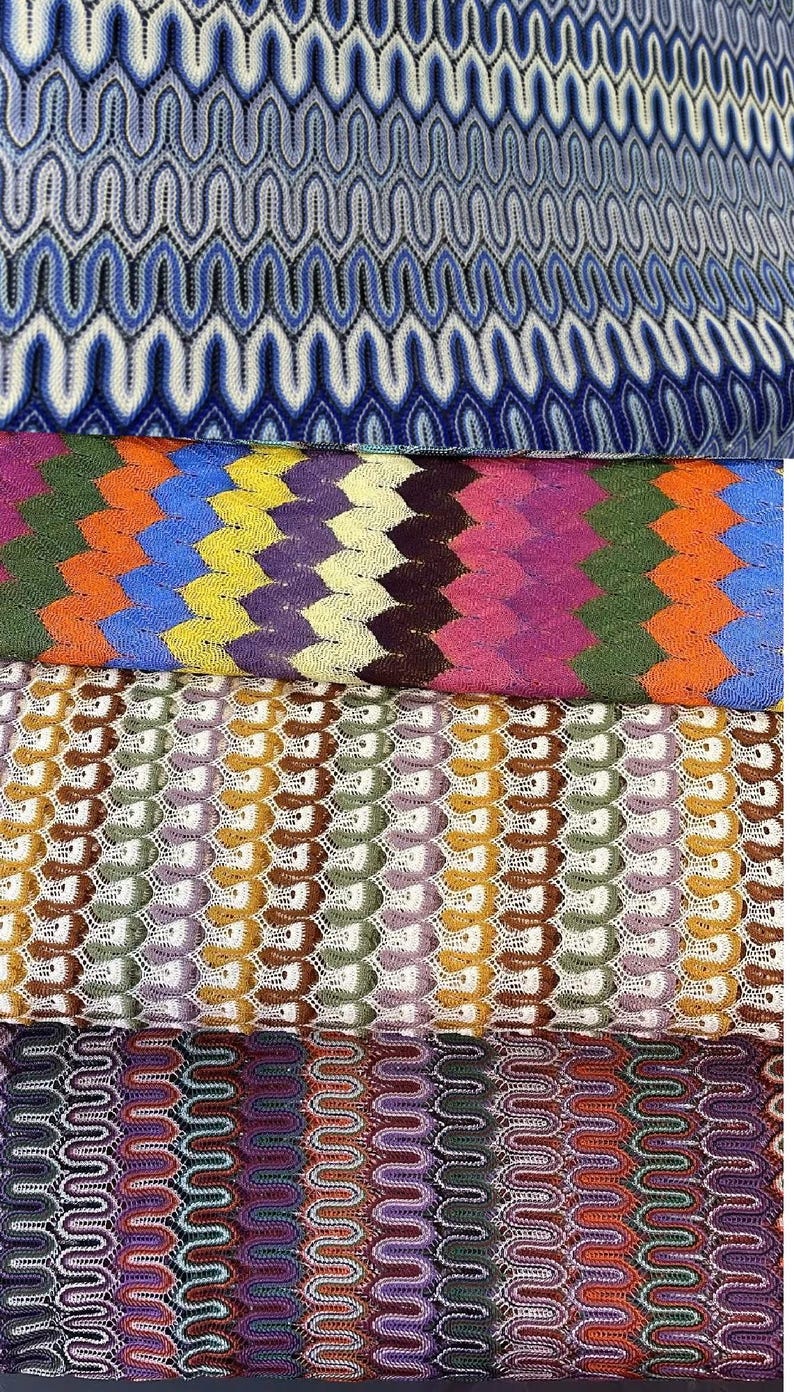 Knit Jersey Fabric, 2 way Stretch Fabric, by the yard image 1