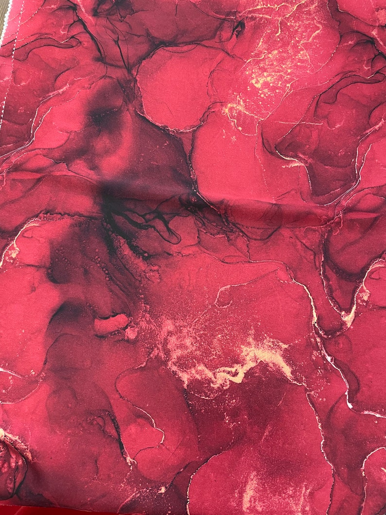 10 Colour , Tie Dye Pattern Satin Fabric, by the Yardfre Shipping Etsy