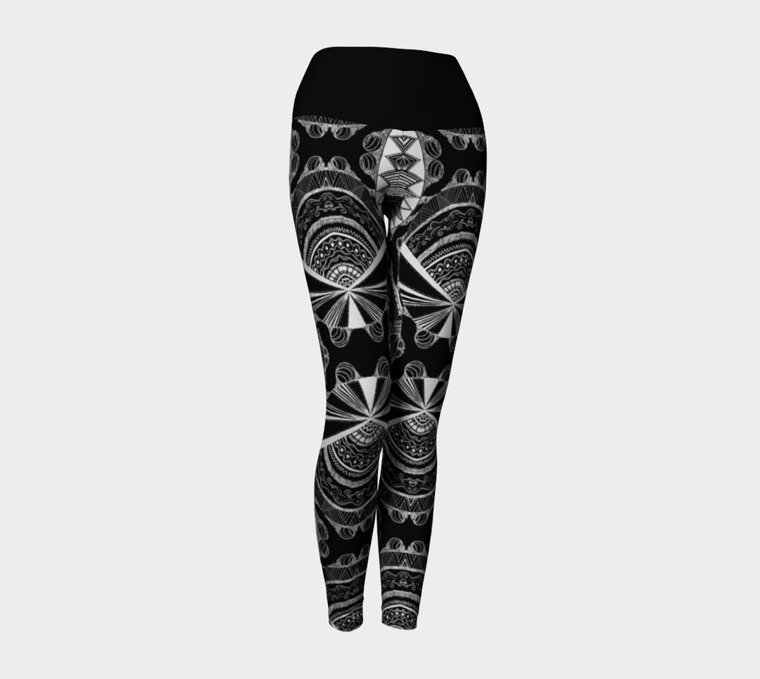 Yoga Pants Yoga Sets Compression Fit Printed Yoga Pants - Etsy