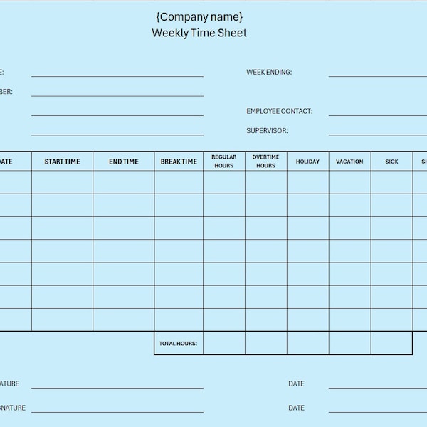 weekly-time-record-template-etsy