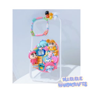 Crayon Shin-chan Toy-inspired Cream Glue Phone Case: A Fun and Creative Accessory for Your Device!