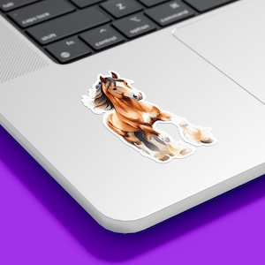 Instant/Download Majestic Clydesdale Horse Stickers, Horse Sticker, Draft Horse, Laptop Sticker, Cute Horse Sticker, Horse Decal, Horse Art