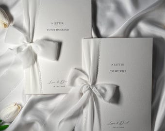 Ehegelübde | Gelübde Hefter | 2er-Set | Für Sie und Ihn | Personalisierte Gelübdebücher
