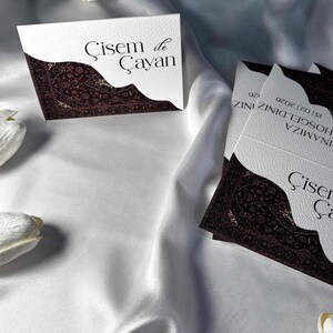 Personalized Henna Place Cards | Kina Place Cards | Place Cards | For weddings, henna evenings, engagements, etc. wie auf dem Bild