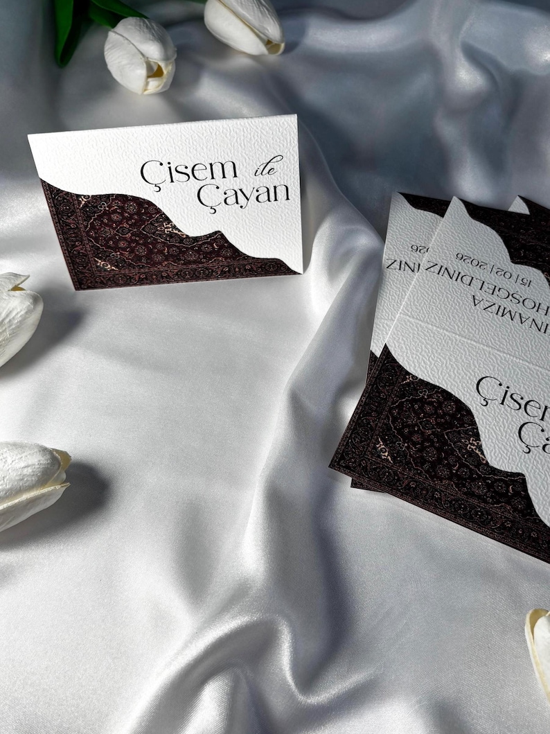 Personalized Henna Place Cards | Kina Place Cards | Place Cards | For weddings, henna evenings, engagements, etc. wie auf dem Bild