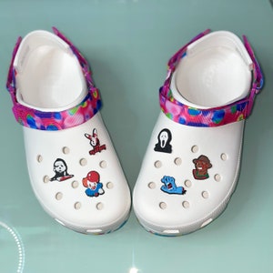 Halloween Croc Charm - Spooky Shoe Charms - Ghost Shoe Charms - Cute Shoe Pins for Clogs - Perfect Halloween Gift - Cute Croc Charms