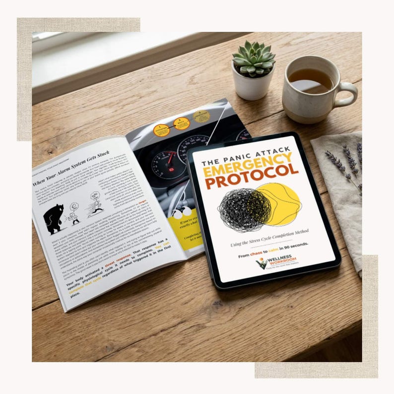 Panic Attack Emergency Protocol Guide | Stop Panic Attacks Fast | Anxiety Relief PDF | Psychologist Designed image 3