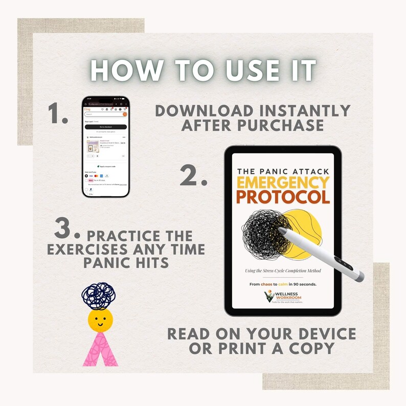 May include: A set of three ceramic mugs with a speckled, cream-colored glaze. Each mug features a different hand-painted floral design in shades of blue, green, and yellow. The mugs have a simple, rounded shape and a comfortable handle.