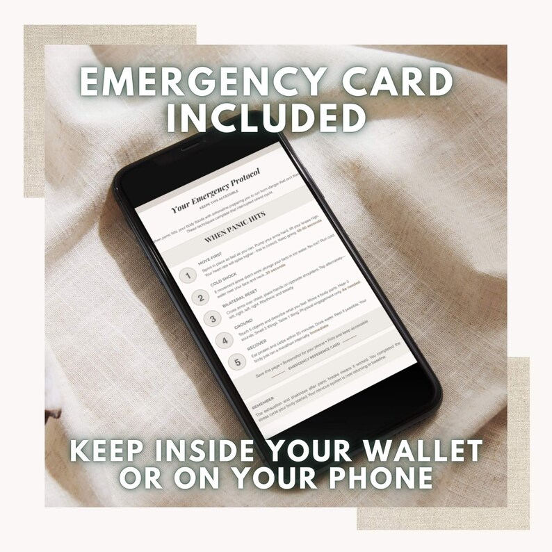 Panic Attack Emergency Protocol Guide | Stop Panic Attacks Fast | Anxiety Relief PDF | Psychologist Designed image 7