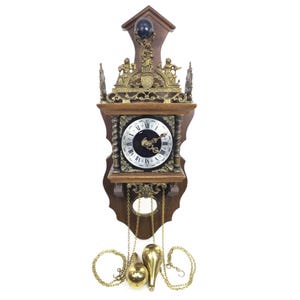 Horloge murale - Nu elck syn sin - Niederländische Pendeluhr - Style